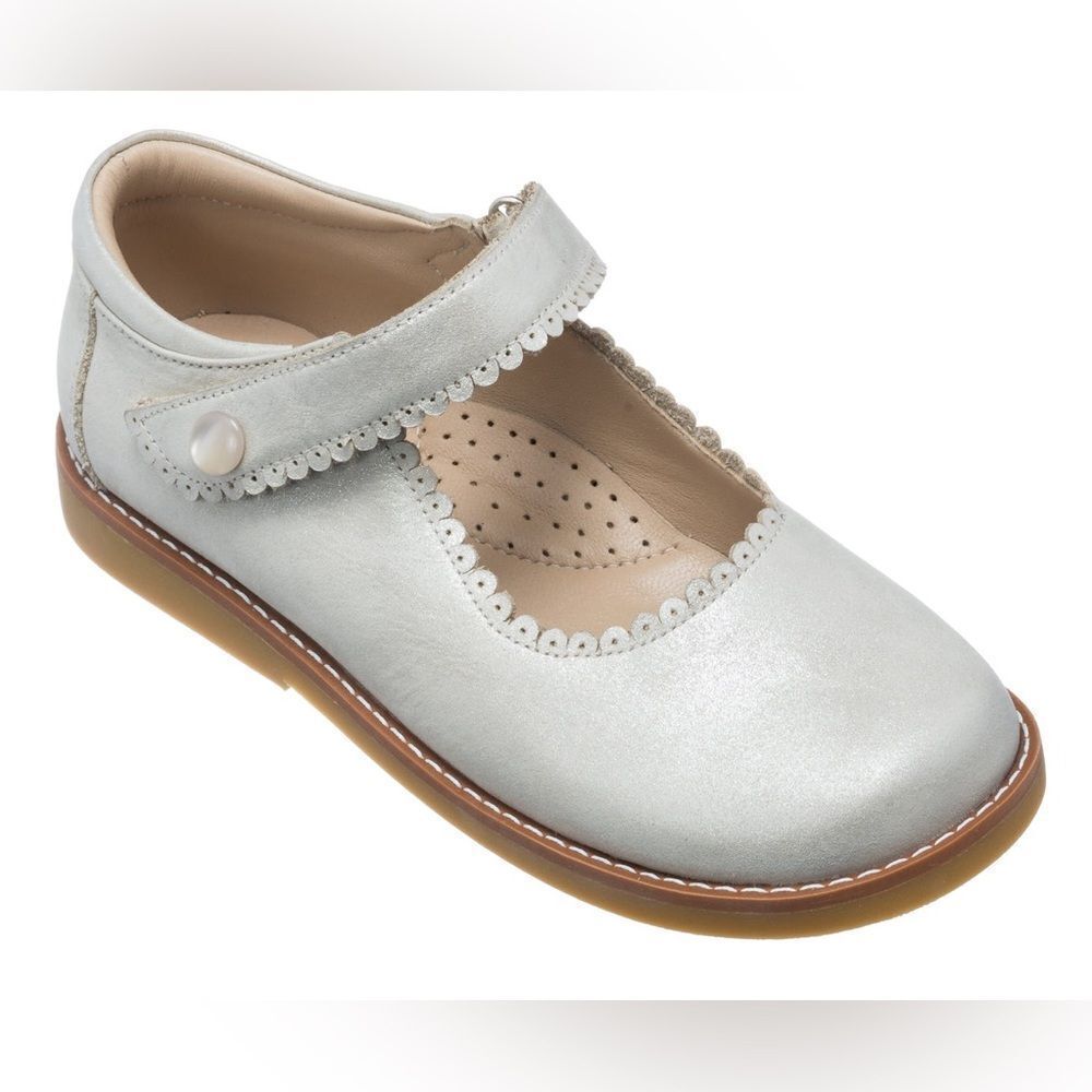 Elephantito Classic Mary Jane Talc Silver Size 13
